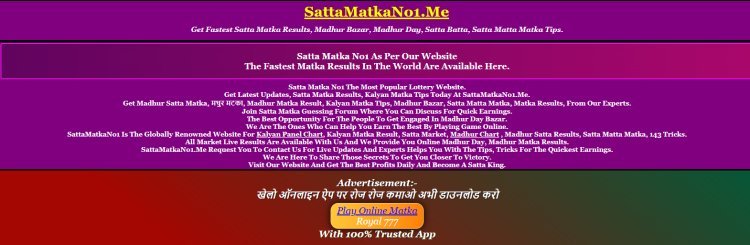 Embracing Madhur Morning with Satta Matta Matka: A Guide for Enthusiasts