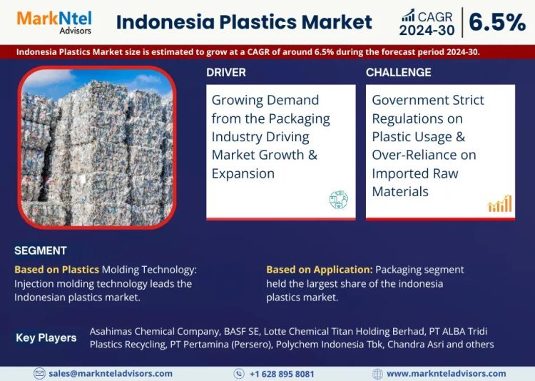 Indonesia Plastics Market on the Rise: Projected Growth at 6.5% CAGR Leading Up to 2030