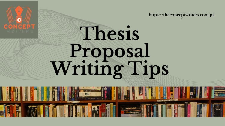 Thesis Proposal Writing Assistance