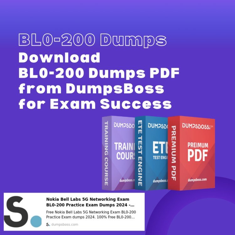 DumpsBoss BL0-200 Exam Dumps Designed for Your Success