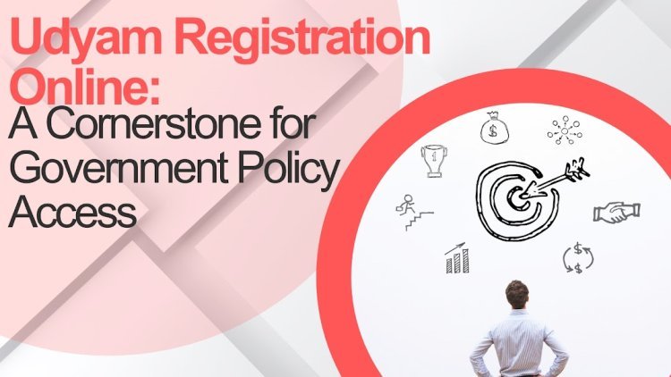 Udyam Registration Online: A Cornerstone for Government Policy Access