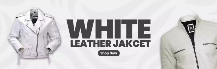 The Ultimate Style Statement White Men's Leather Jacket - A Premium Fashion Choice