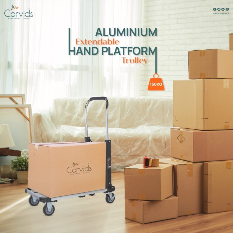 Buy Folding Hand Trolley – Heavy-Duty & Portable | Corvids India