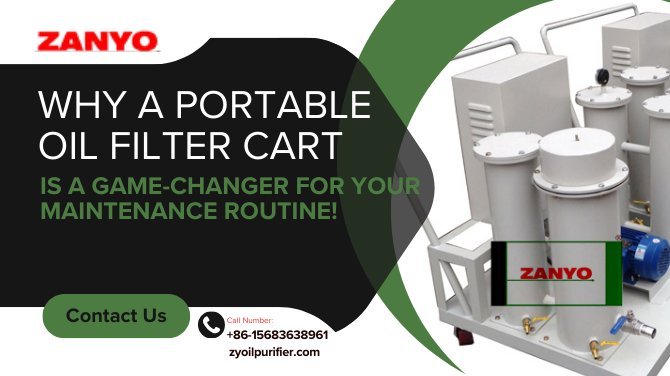 Why a Portable Oil Filter Cart Is a Game-Changer for Your Maintenance Routine!