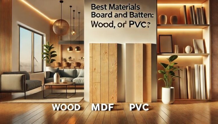 Best Materials for Board and Batten: Wood, MDF, or PVC?